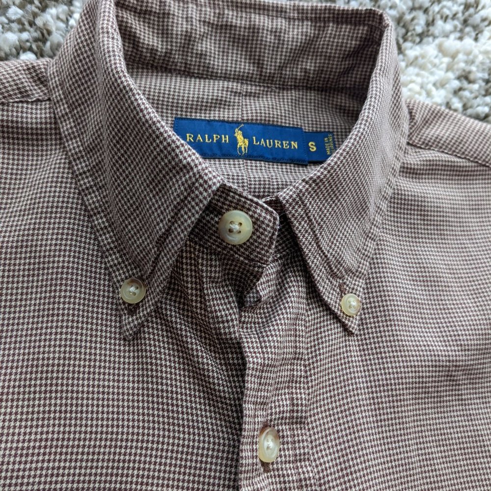 👔👔Ralph Lauren+1👔 Button Down Collared Shirt Size Small - Picture 5 of 11